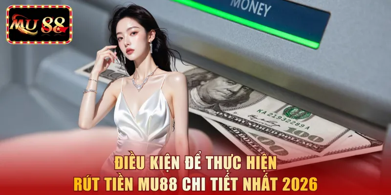 Điều kiện để thực hiện rút tiền MU88 chi tiết nhất 2026