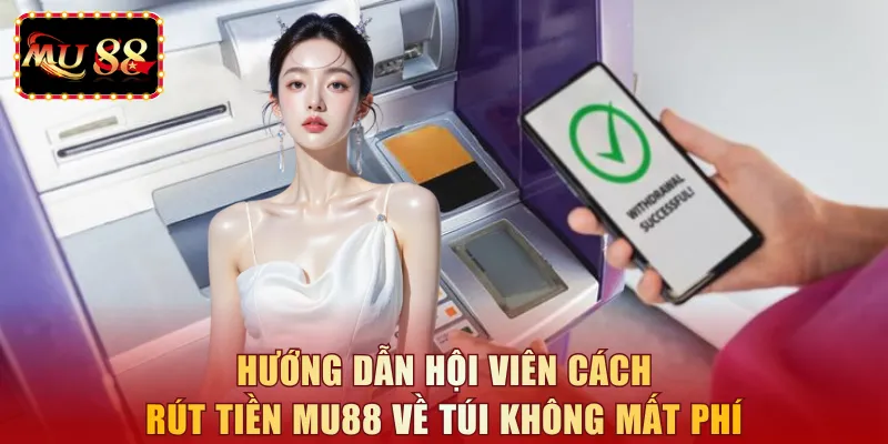 Hướng dẫn hội viên cách rút tiền MU88 về túi không mất phí